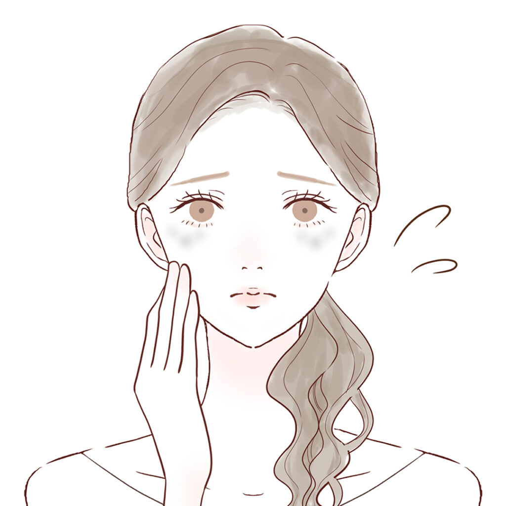 肝斑のイラスト